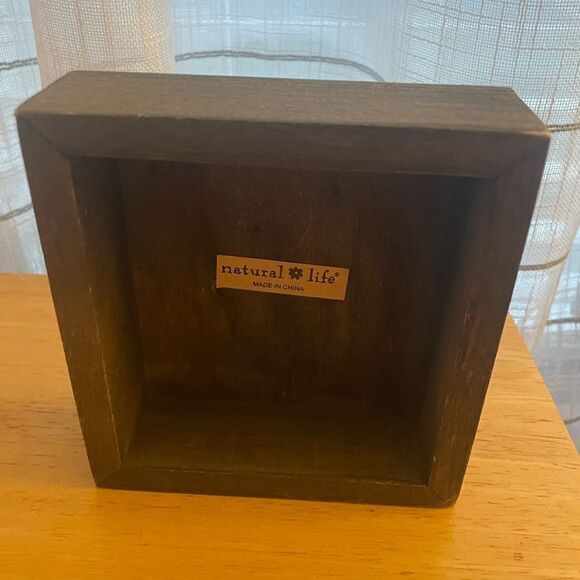 Friends fill your life Wood Plaque Block stand alone plaque Natural Life - Picture 2 of 4